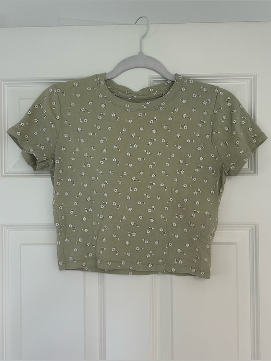 Hollister Tops - Hollister Floral Cotton Baby Tee